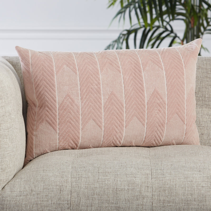 Coussin Ryans, Rosé / argenté, Housse de coussin seulement - sans coussin