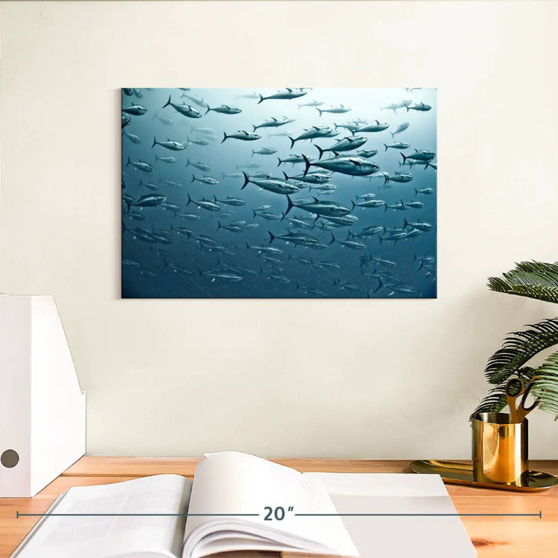 Tuna Frenzy, 8" H x 12" W