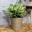 13.4" Self-Watering Wicker Decor Planter For Indoor And Outdoor - Round - Natural-1929059612