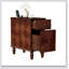 Canapé moderne à 2 tiroirs, table d'appoint étroite, table de chevet mince pour le salon, chambre à coucher