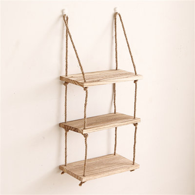 Aavni Wood Floating Shelf