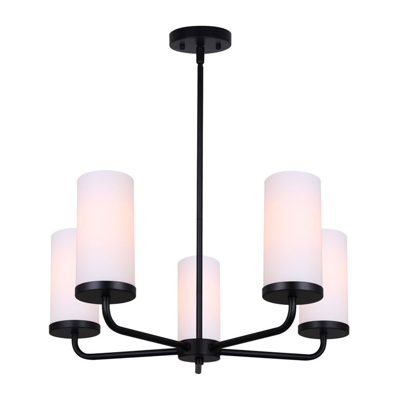 5 - Light Cylinder Chandelier