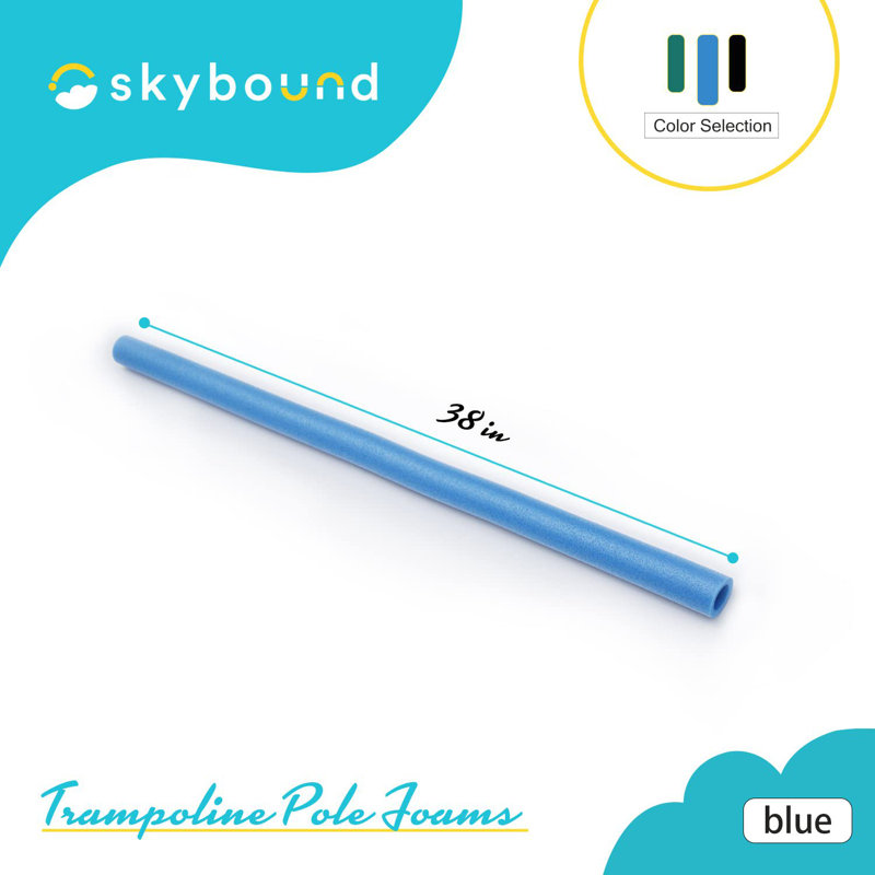 Mousse de rechange pour enceinte de trampoline SkyBound - ensemble de tubes de protection pour trampolines, Bleu