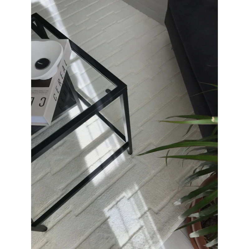 Tapis en coton Latongia, Rectangle 5 pi 3 po x 13 pi 2 po