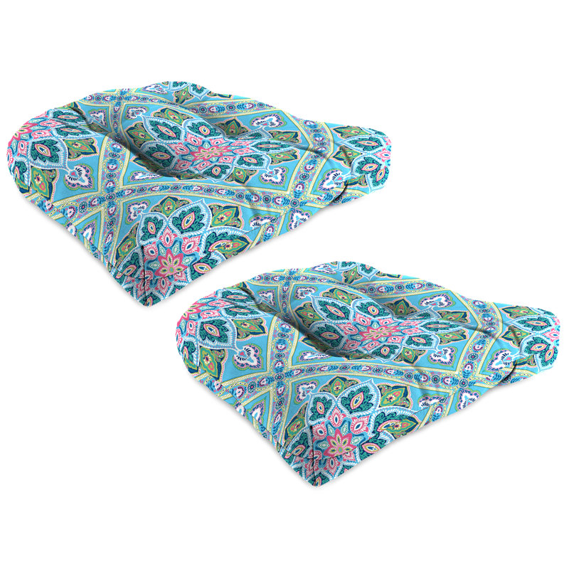 Outdoor Wicker Seat Cushion, Medlo Island