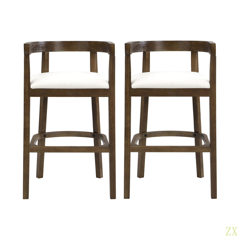 Tabourets de bar (ensemble de 2), Brun