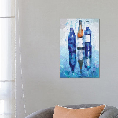 Wine Reflection by OLena Art - Wrapped Canvas Gallery-Wrapped Canvas Giclée