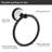 Design House 559278 Savannah Towel Ring -83966998