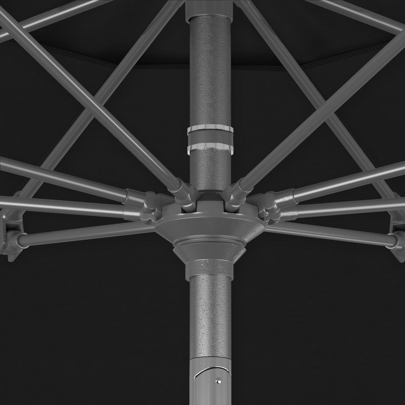 Parasol Linndale 108, Tissu performance noir