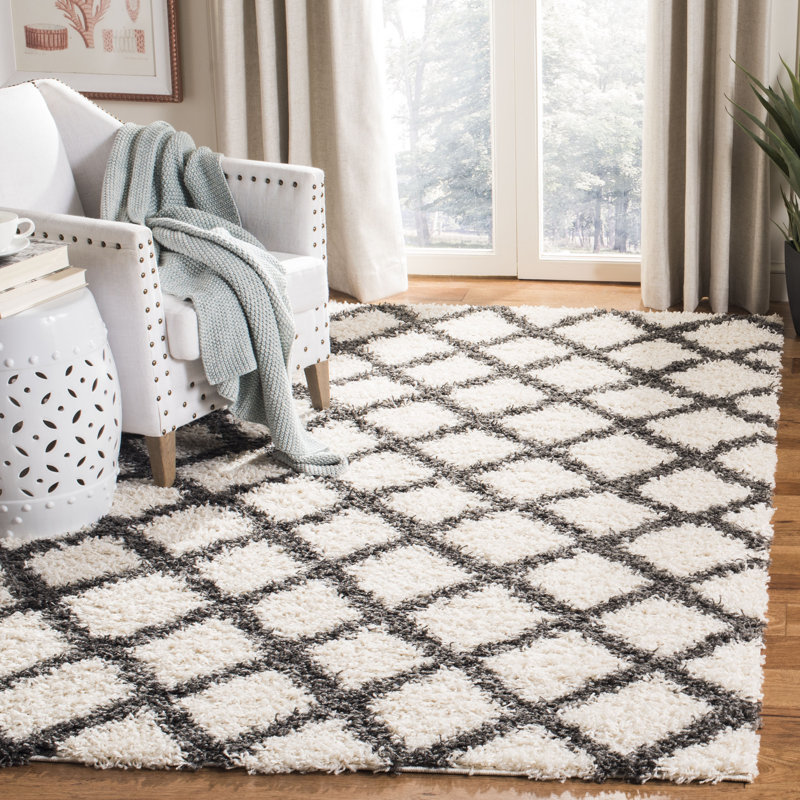 Sgd-Katia Shag Performance Geometric Rug, Rectangle 10' x 14'