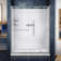 Infinity-Z 60" x 76.75" Rectangle Sliding Shower Enclosure with Base Included