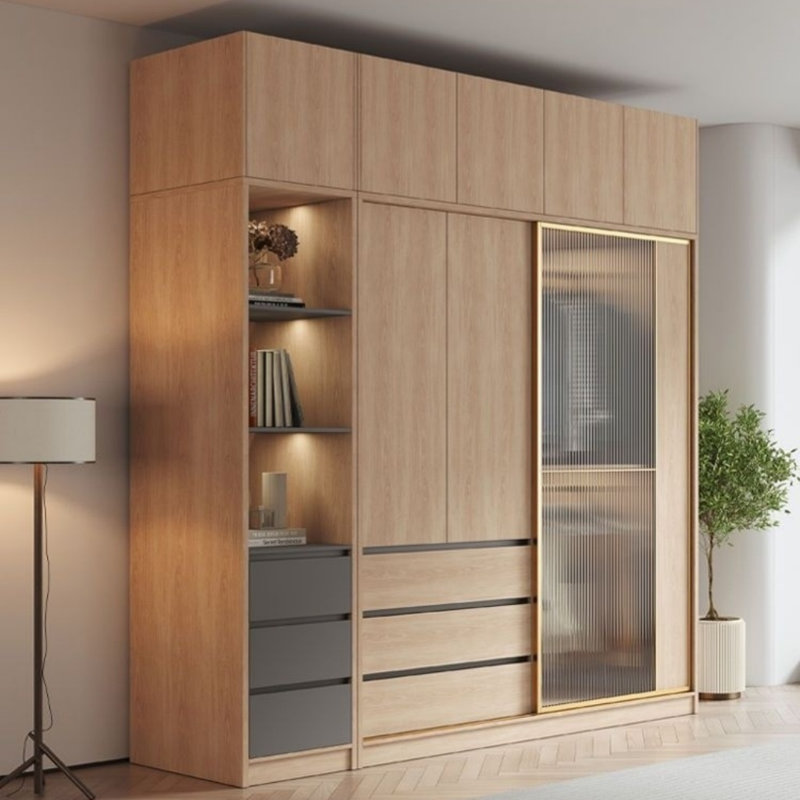 Light Luxury Senior Wardrobe, 102'' H x 94" W x 24'' D