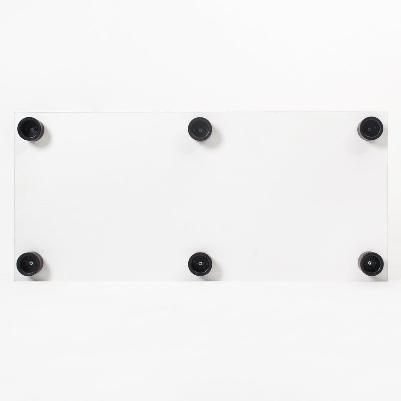 Armoire en verre à 3 portes et 3 portes, blanc pour la décoration intérieure
