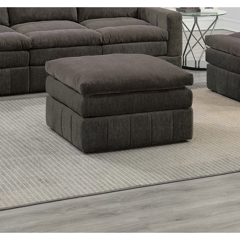 Canapé modulaire contemporain 1pc, Mélange de bruns