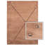 Miroir rectangulaire en bois recyclé