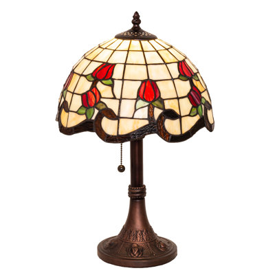 Lampe de table 19 "haute rose