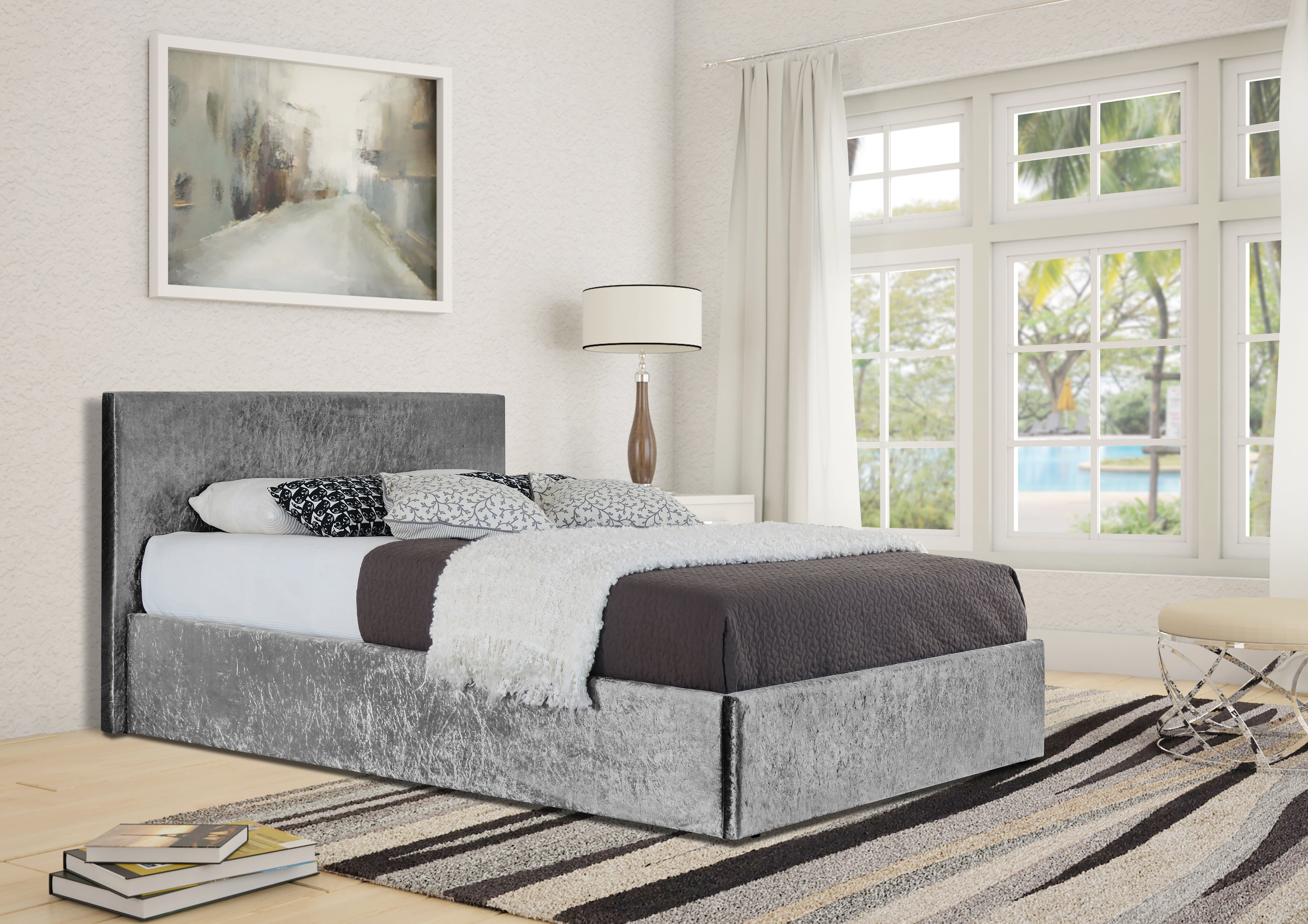 Wayfair king deals size ottoman bed