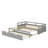 Wooden Daybed With Trundle,Extending Daybed With Trundle-1383872473