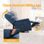 Fauteuil inclinable à bascule large avec fauteuil massant et chauffant-2077921537