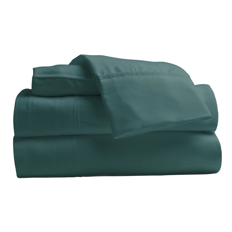 Paarizaat 9000 Solid Colour Microfiber Sheet Set with Pillowcases - Twin, Full/Double, Queen, King, Light Green