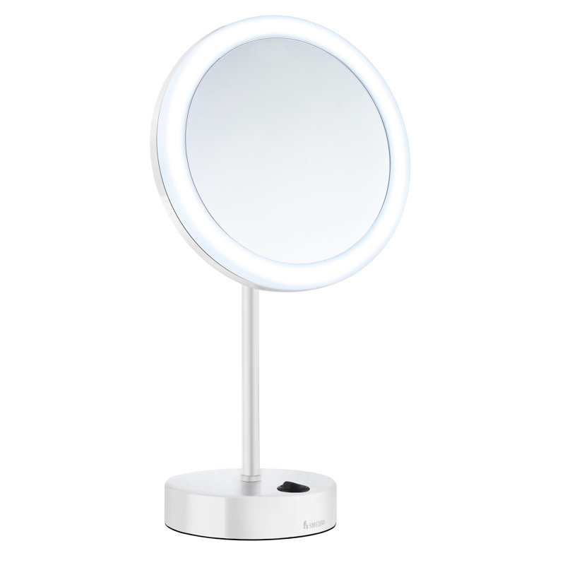 Miroir de maquillage / rasage Zayden, Blanc