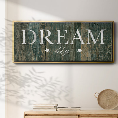 Dream Big - toile encadrée