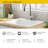 Quince 25 " L Drop-In Single Bowl Cast Iron Kitchen Sink