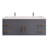 59.05'' Double Bathroom Vanity with Acrylic Top-646813819