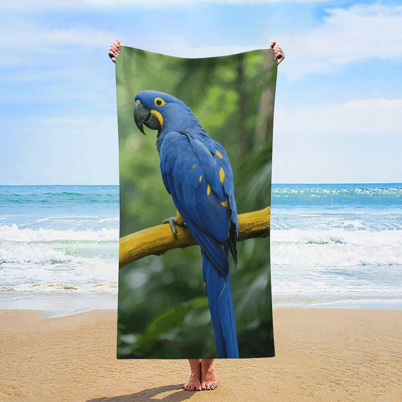 Serviette de plage en microfibre à séchage rapide, 50 x 60 po