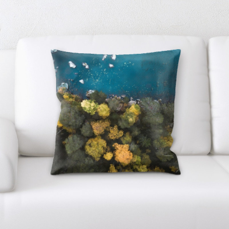 Microsuede Throw Pillow