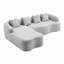 Canapé modulaire en chenille-1219292978