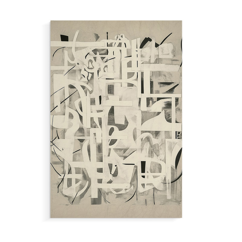 Série ABSTRACT CMIX - Impression sur toile seulement - NON CADRE, H 27 po x l 18 po