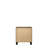 Bari 2-Drawer Nightstand in Rustic Oak