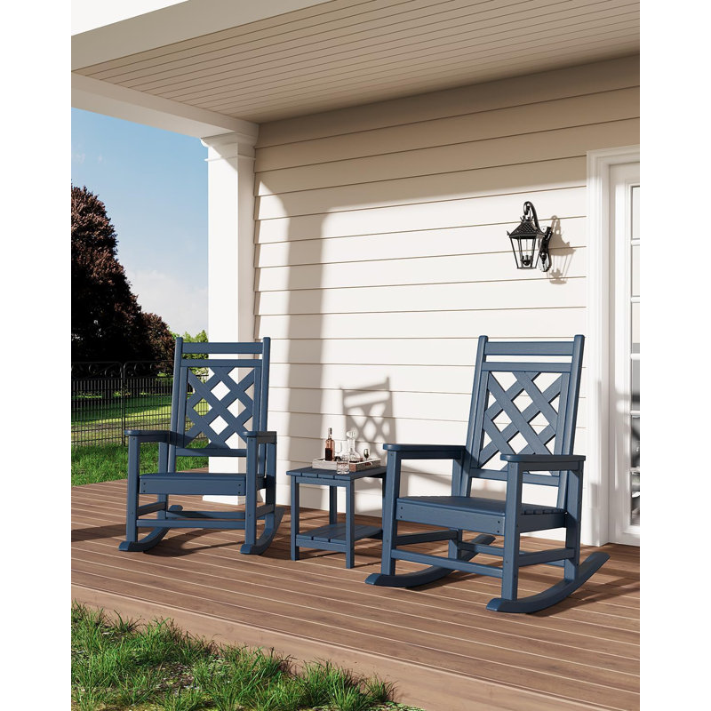 Outdoor Lounge Chair, Blue