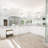Stasia Vanity Light with Frosted Glass Tapered Shades for Bathroom, Satin Nickel-200423094