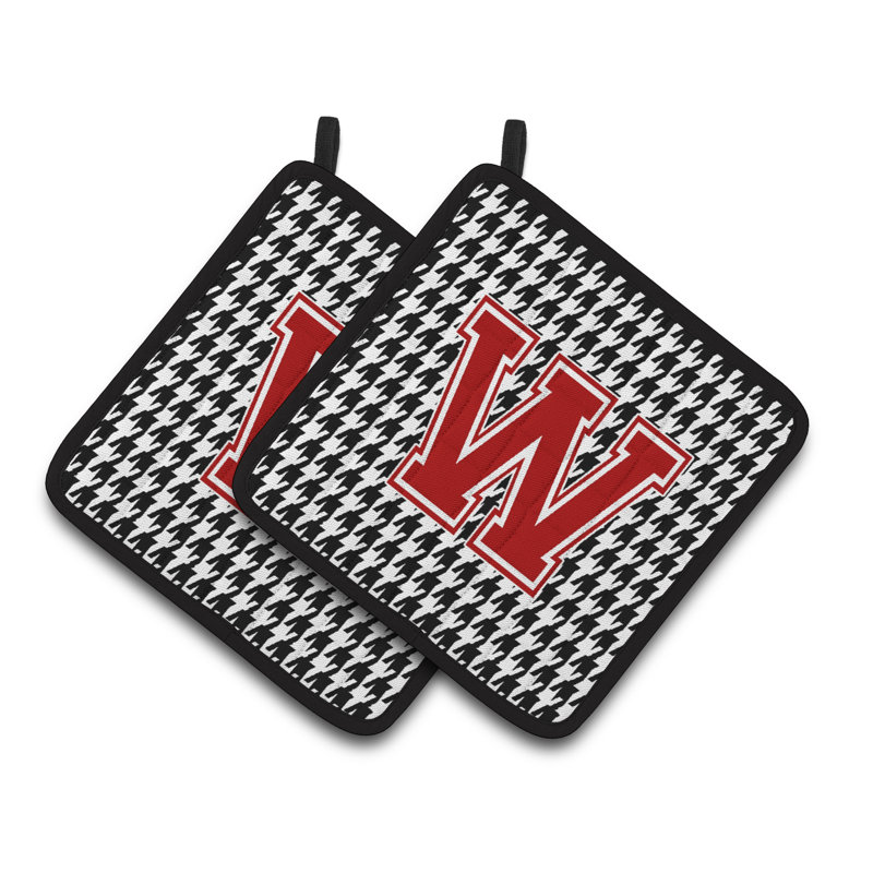 Caroline's Treasures Houndstooth Polyester Potholder, W
