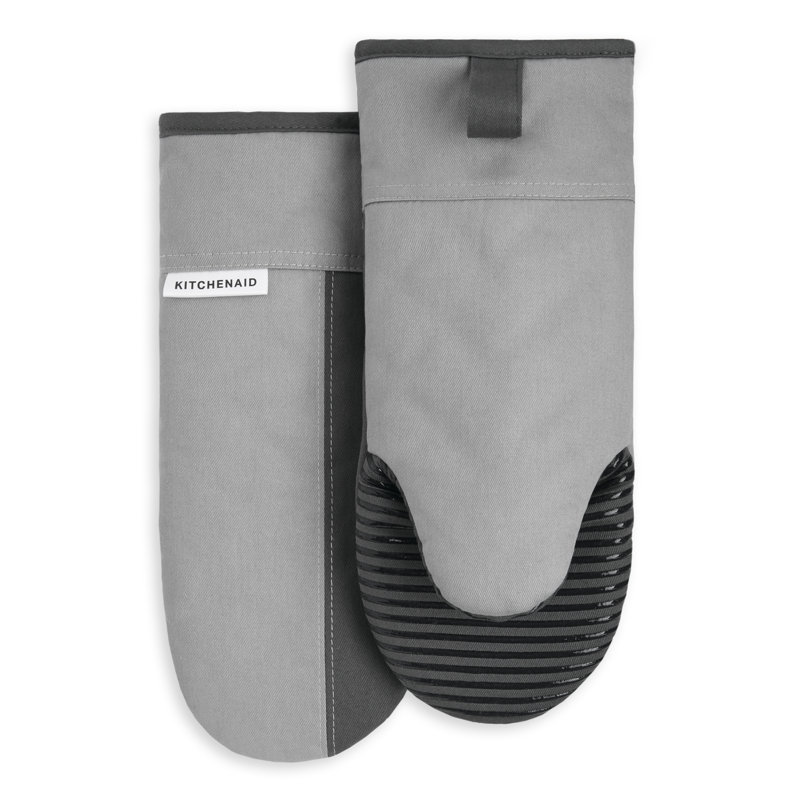 KitchenAid 2-Pieces Oven Mitt, Gray