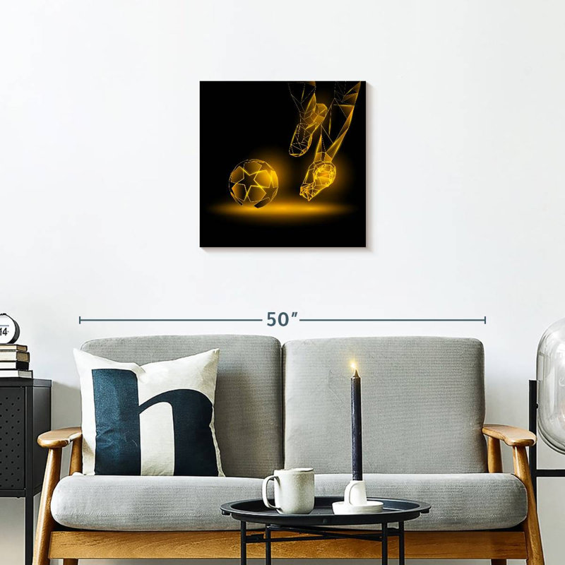 Sireci Glowing Soccer Kick, 20" H x 20" W