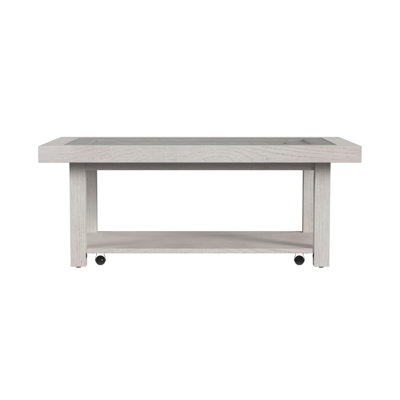 Table basse Jeanne en blanc antique