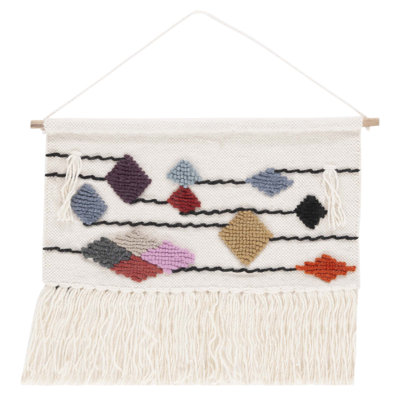 Bessemer Hand Woven Wall Hanging - Rod Included