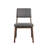 Seda Gray Corduroy & Walnut Finish Side Chair (Set Of 2)-936046567