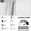 Rideaux occultant à motif méditerranéen à motif rétro bleu IV - 1 panneau-112760465