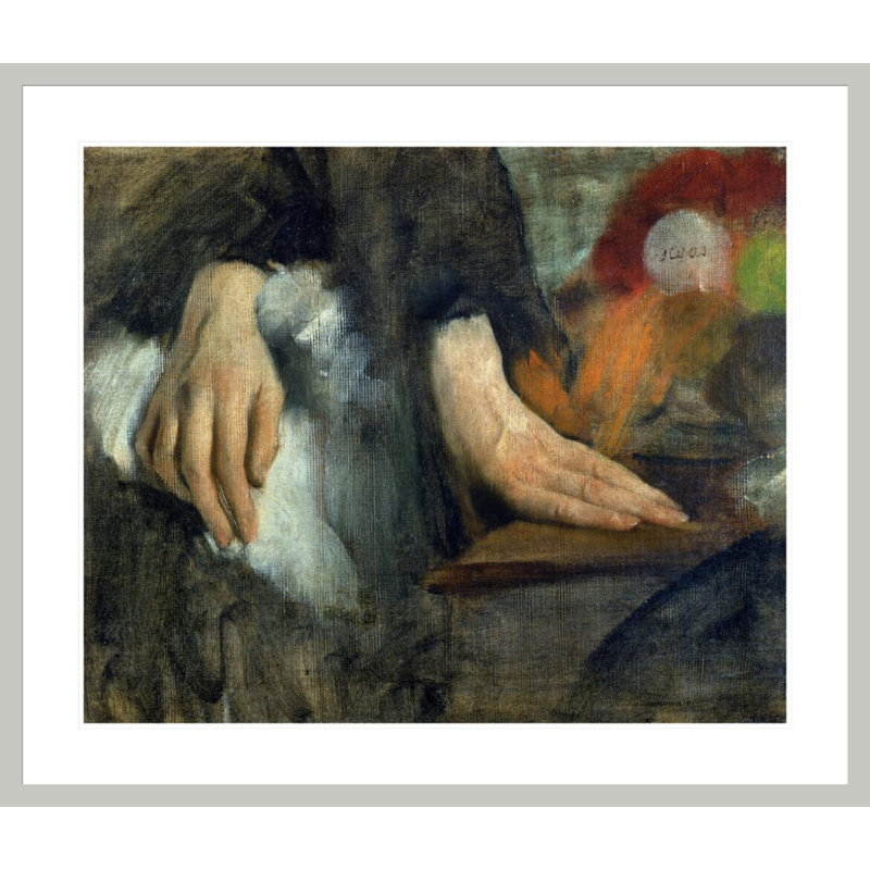 «Study of Hands» par Edgar Degas, impression giclée sur cadre, 33.5" H x 39.19" W