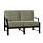 Seal Cove 51.75'' Wide Aluminum Loveseat with Cushions-1534714211-1560777416