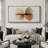 Large Framed Canvas Print Wall Art - Neutral Abstract Print for Minimalist Modern Wall Decor-116848423-116848421
