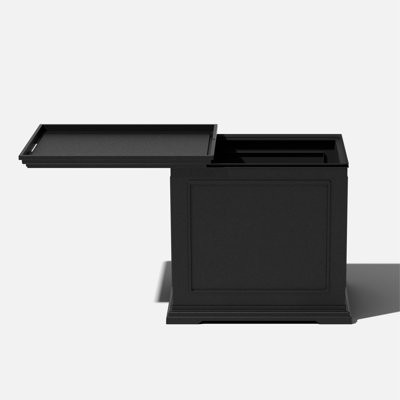 Brixton Series Rectangular Plastic Outdoor Side Table