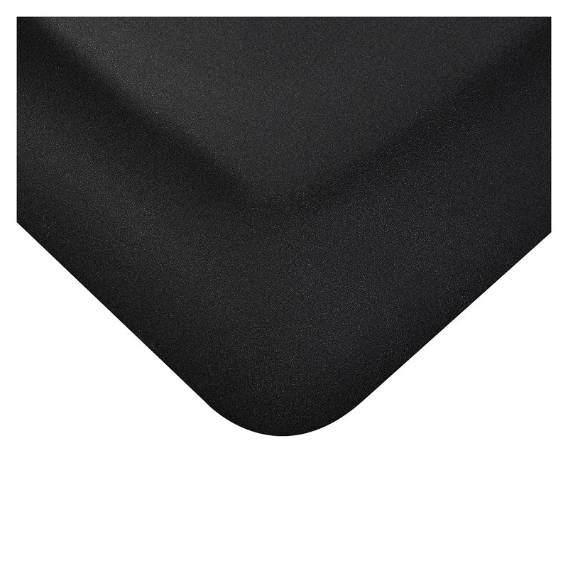 Tapis de chaise de salon anti-fatigue 3 x 5 pi avec découpe - Tapis de salon en PVC durable pour coiffeurs