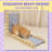 26.8'' Modern L Shape Cat Scratcher, Vertical Cat Scratching Board With Toys, Protecting Furniture Scratching Pad For Indoor Cats-701754983