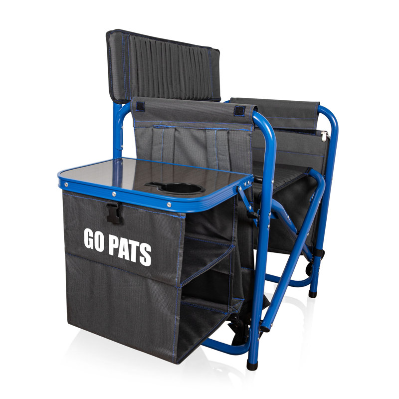 Chaise de camping NFL San Francisco 49ers Fusion, Patriots de la Nouvelle-Angleterre, Bleu