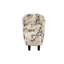 Chaise d'appoint et repose-pieds